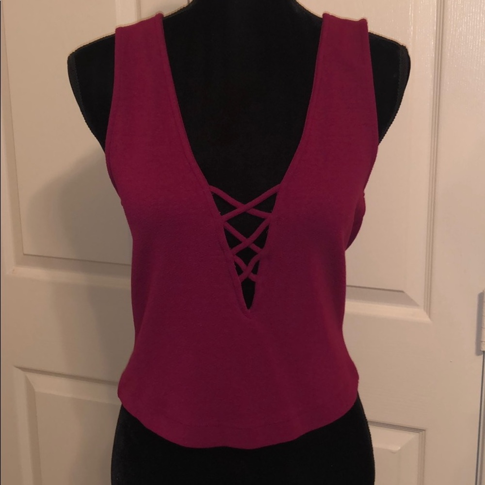 Forever 21 Plus Knit Crop Top